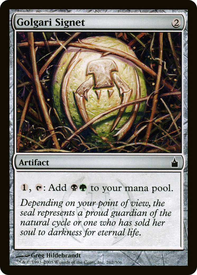 Golgari Signet (RAV-262) - Ravnica: City of Guilds