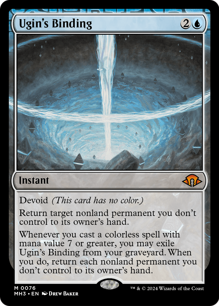 Ugin's Binding (MH3-076) - Modern Horizons 3: (devoid) Foil