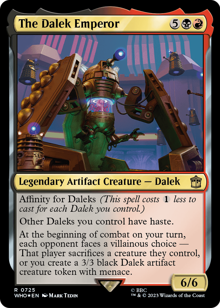 The Dalek Emperor (Surge Foil) (WHO-725) - Doctor Who Foil