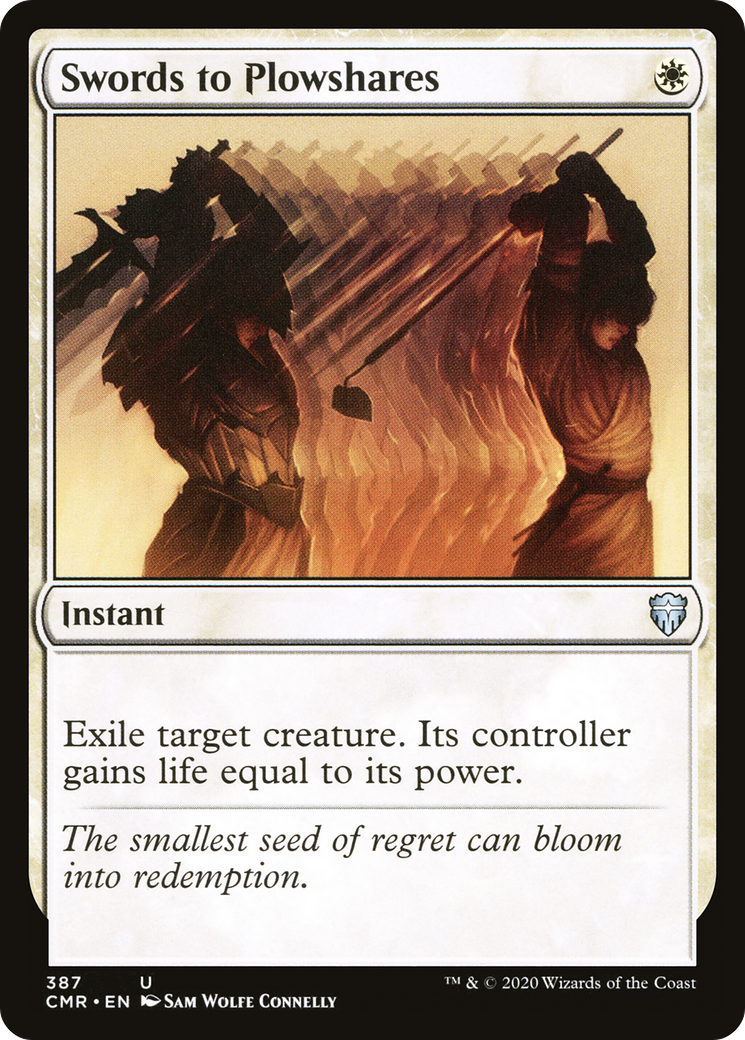 Swords to Plowshares (CMR-387) - Commander Legends