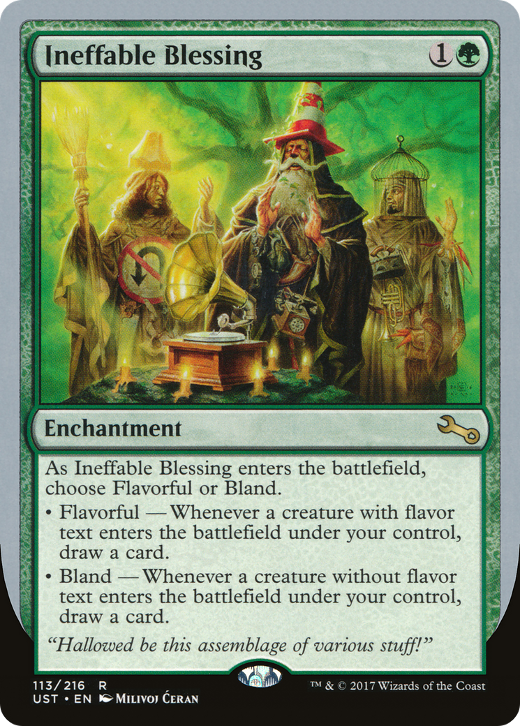 Ineffable Blessing (A) (UST-113) - Unstable
