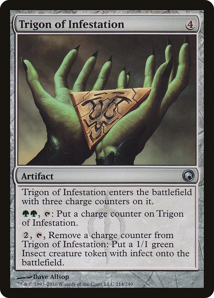 Trigon of Infestation (SOM-214) - Scars of Mirrodin Foil