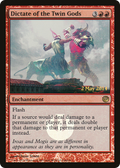 Dictate of the Twin Gods (LARP-093) - Journey into Nyx Promos Foil