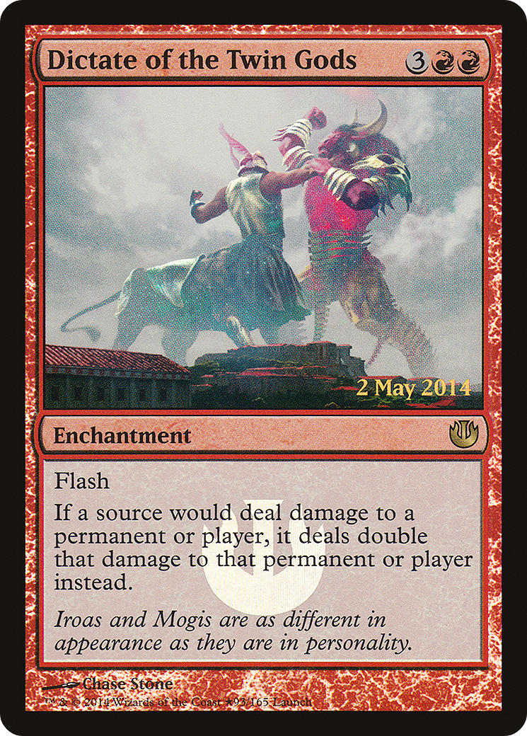 Dictate of the Twin Gods (LARP-093) - Journey into Nyx Promos Foil