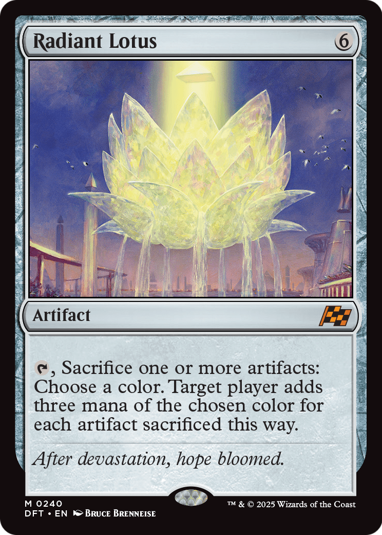 Radiant Lotus (DFT-240) - Aetherdrift Foil