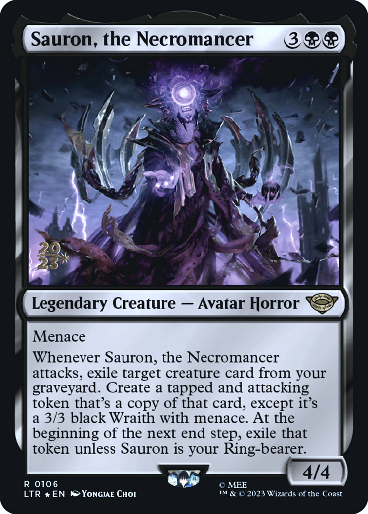 Sauron, the Necromancer (PRE-106) - Tales of Middle-earth Promos Foil