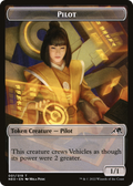 Pilot Token (NEO-001) - Kamigawa: Neon Dynasty Tokens Foil