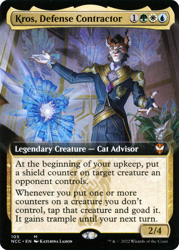 Kros, Defense Contractor (Extended Art) (NCC-105) - New Capenna Commander: (Extended Art)