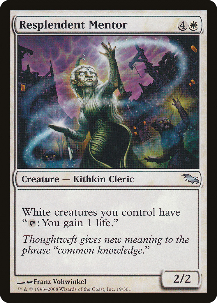 Resplendent Mentor (SHM-019) - Shadowmoor