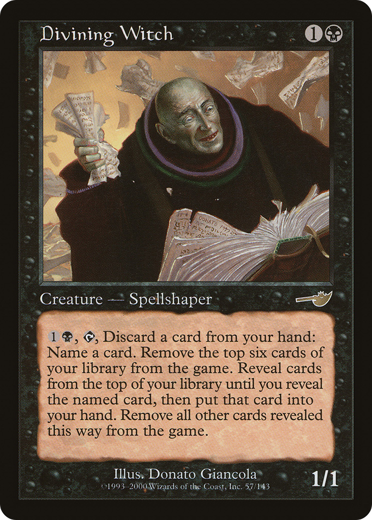 Divining Witch (NMS-057) - Nemesis Foil