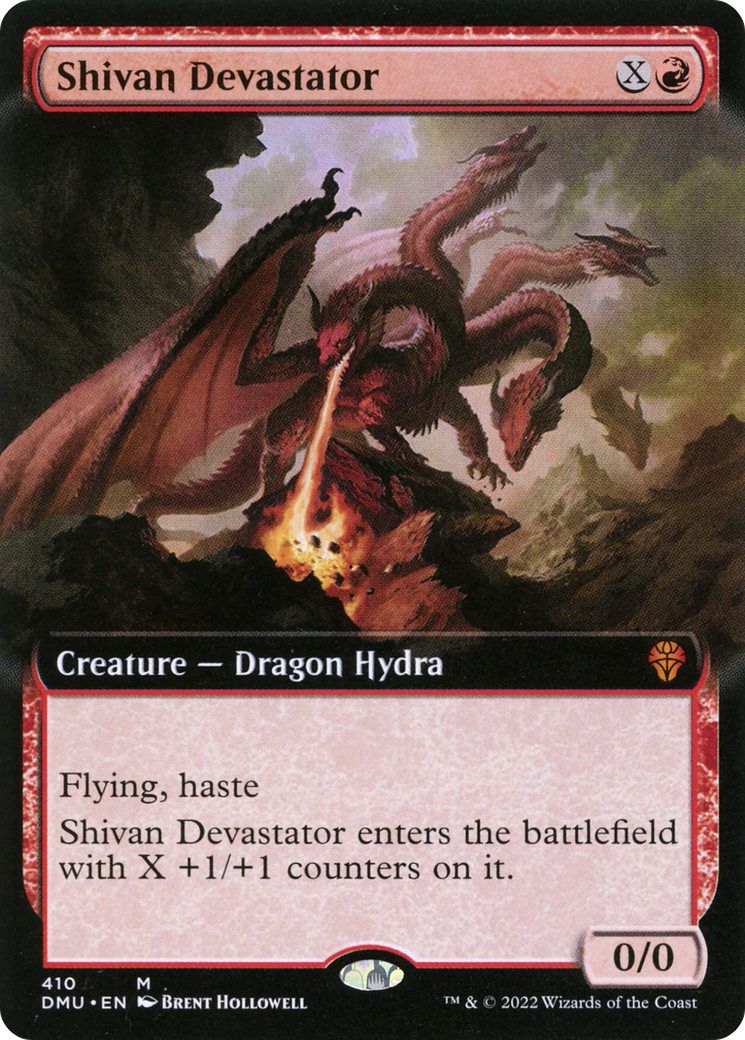 Shivan Devastator (Extended Art) (DMU-410) - Dominaria United: (Extended Art)