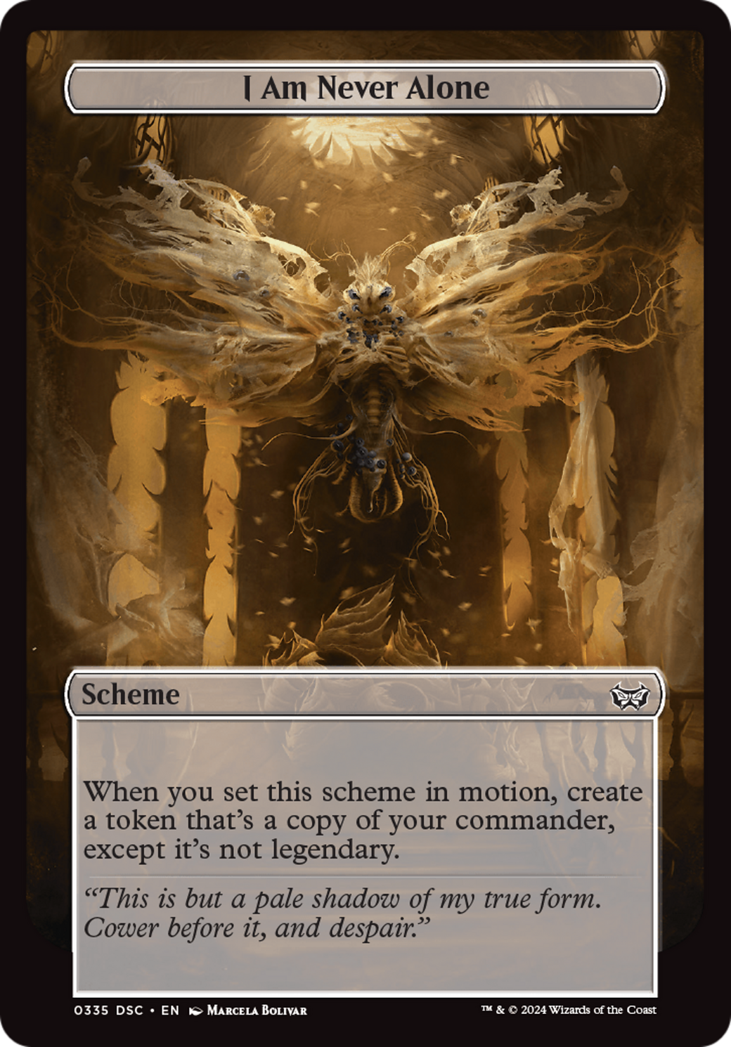 I Am Never Alone (Full Art) (A:DSC-335) - Duskmourn: House of Horror Commander