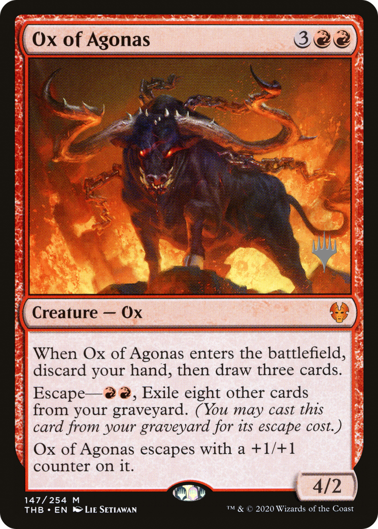 Ox of Agonas (PPTHB-147) - Theros Beyond Death Promos Foil