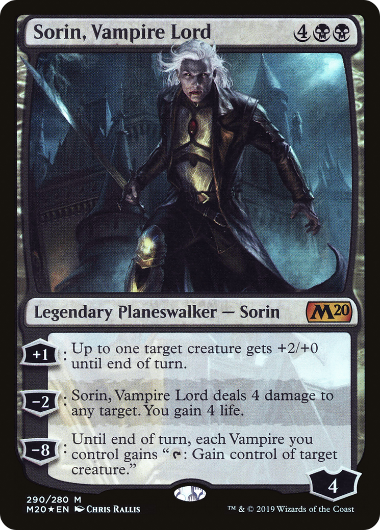 Sorin, Vampire Lord (M20-290) - Core Set 2020 Foil