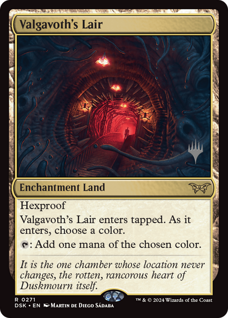 Valgavoth's Lair (PPDSK-271) - Duskmourn: House of Horror Promos Foil