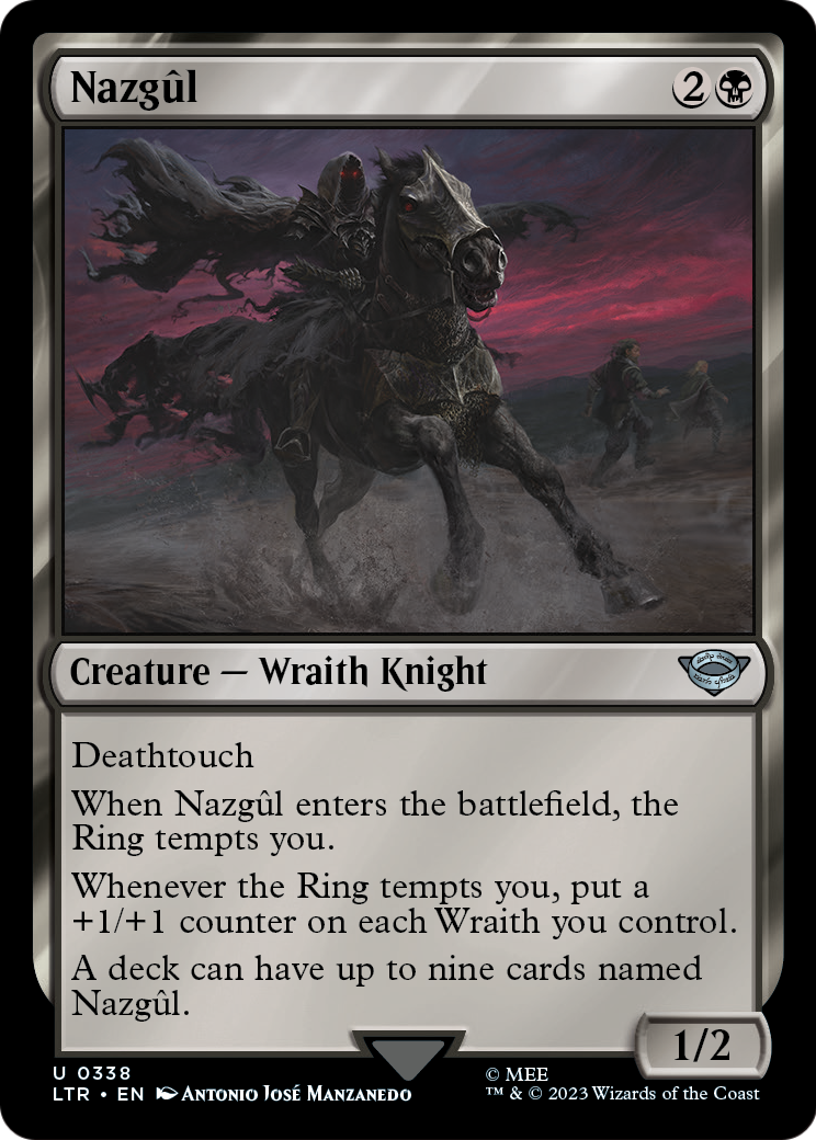 Nazgul (0338) (LTR-338) - The Lord of the Rings: Tales of Middle-earth Foil