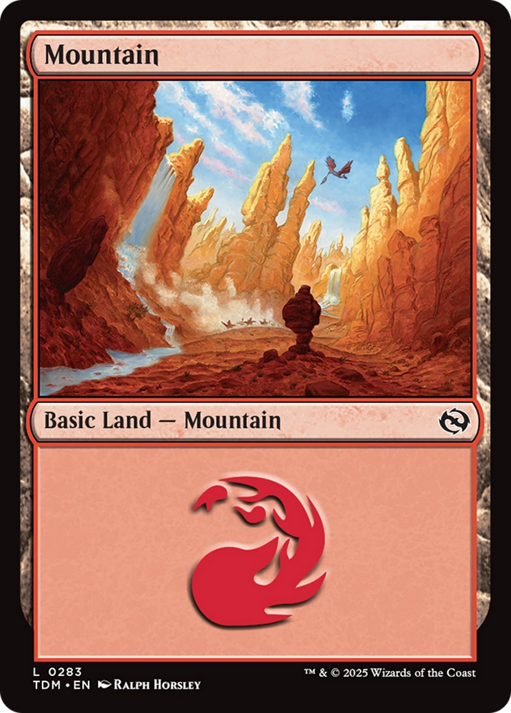 Mountain (0283) (TDM-283) - Tarkir: Dragonstorm Foil