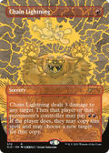 Chain Lightning (SLD-370) - Secret Lair Drop (Borderless)