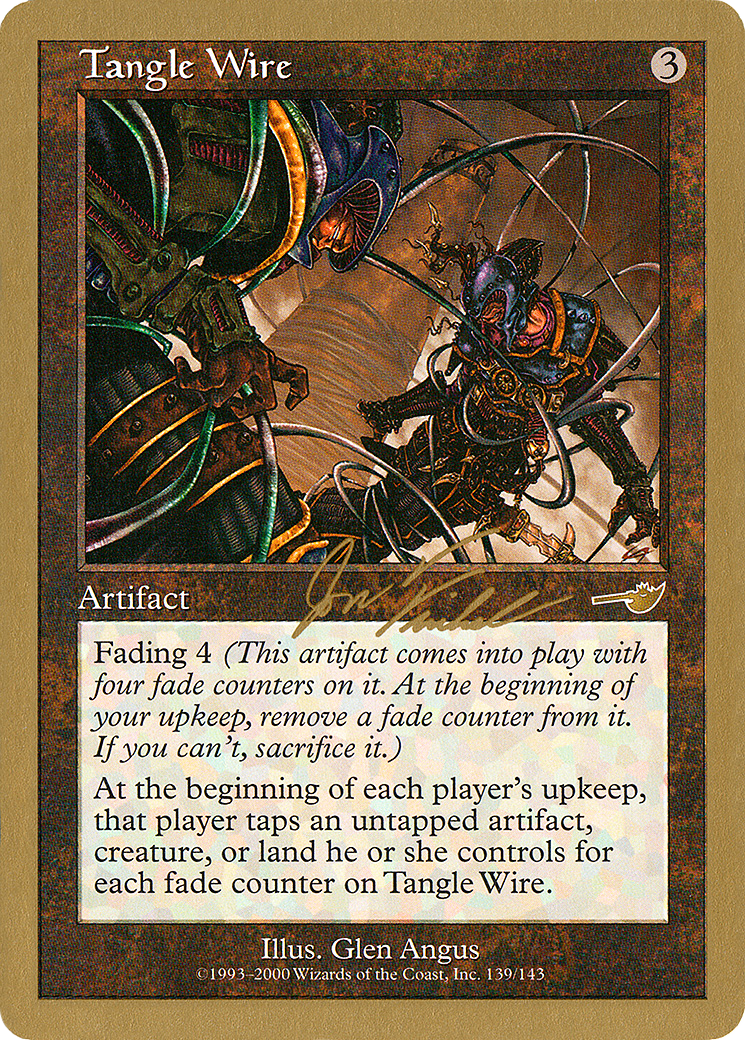 Tangle Wire - 2000 Jon Finkel (NMS) (WCD-) - World Championship Decks 2000