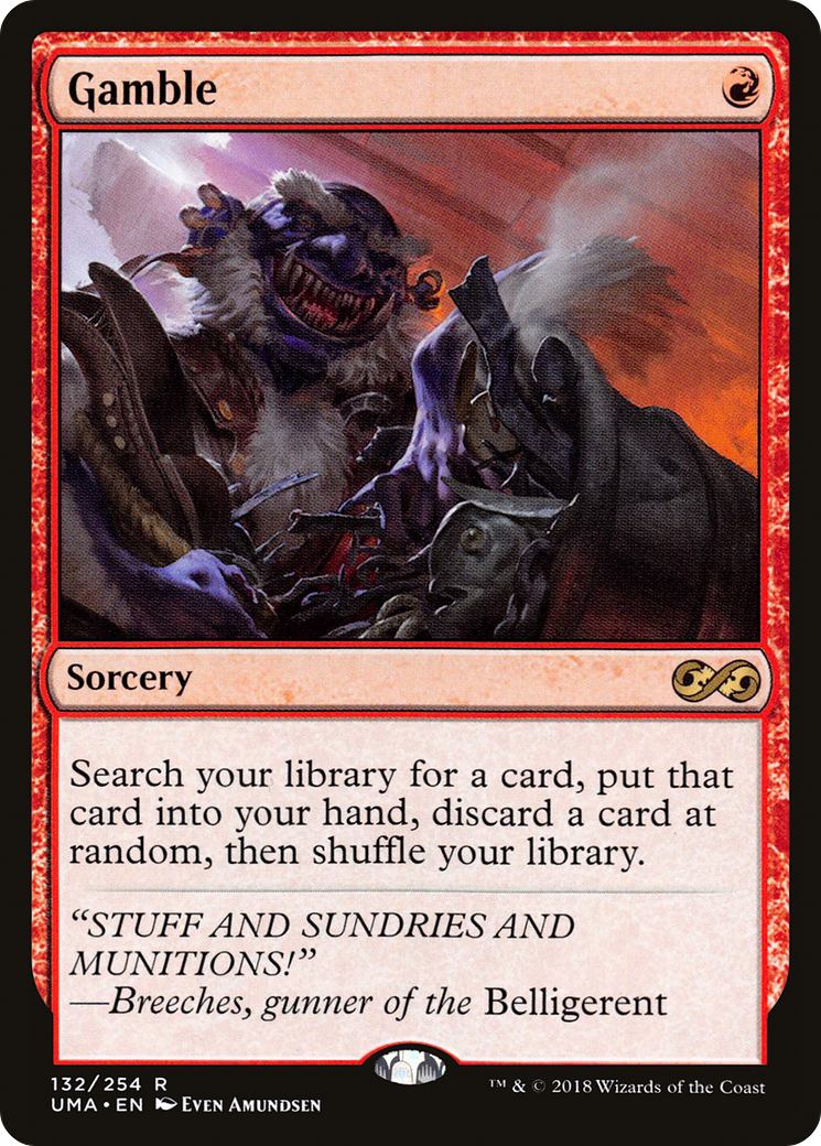 Gamble (UMA-132) - Ultimate Masters Foil
