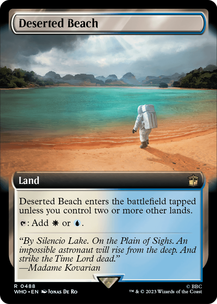 Deserted Beach (Extended Art) (WHO-488) - Doctor Who: (Extended Art) Foil