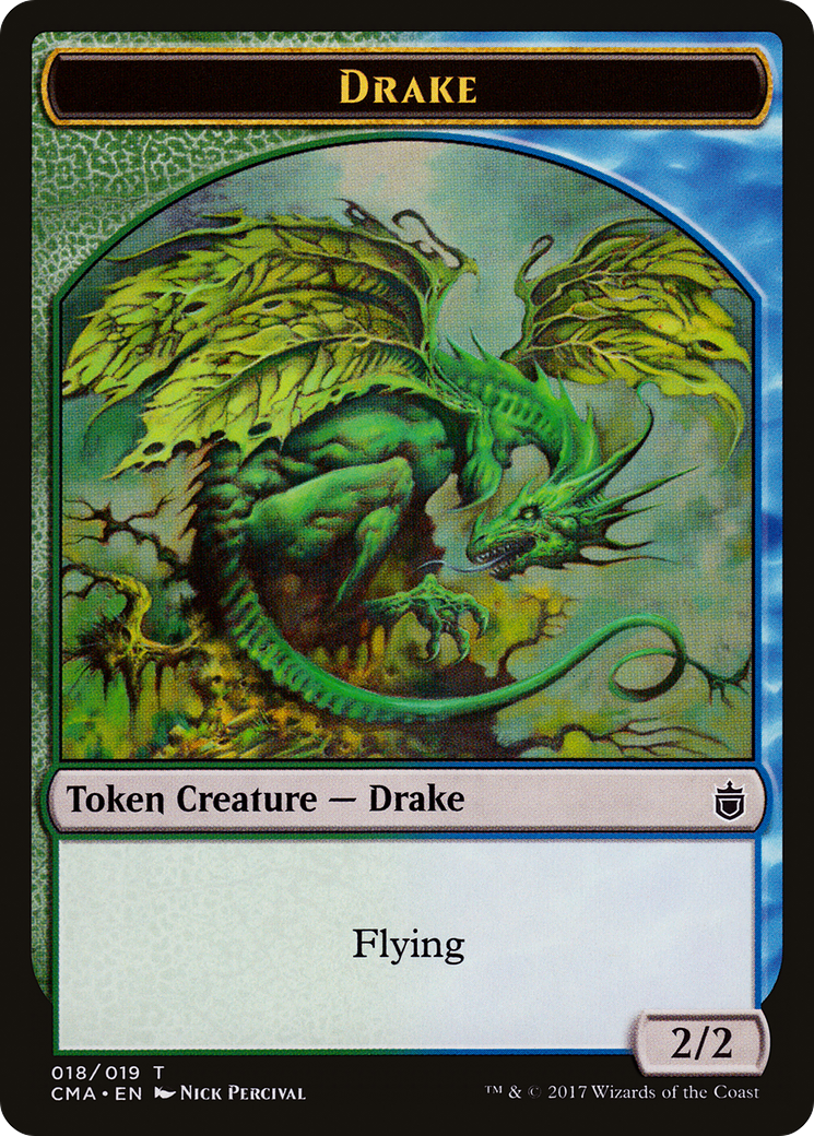 Drake Token (018) (CMA-018) - Commander Anthology Tokens