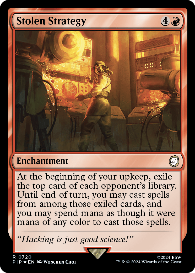Stolen Strategy (Surge Foil) (PIP-720) - Fallout Foil