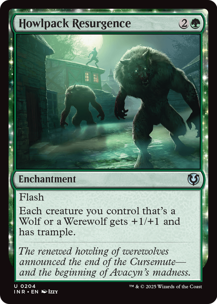 Howlpack Resurgence (INR-204) - Innistrad Remastered: (enchantment)