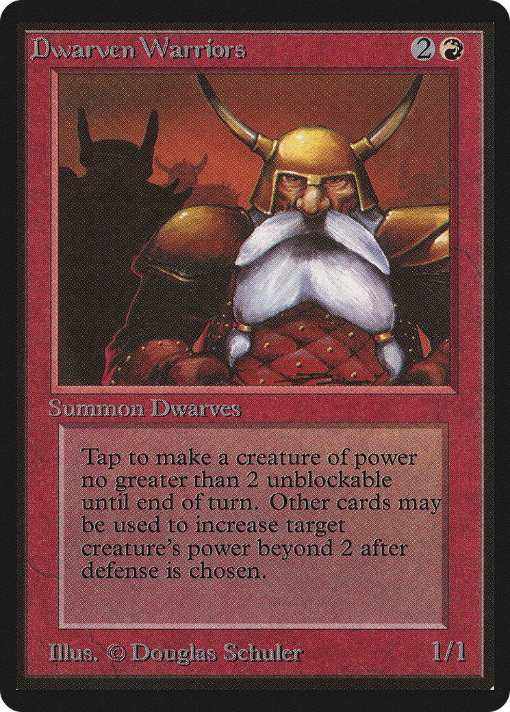 Dwarven Warriors (LEB-) - Limited Edition Beta