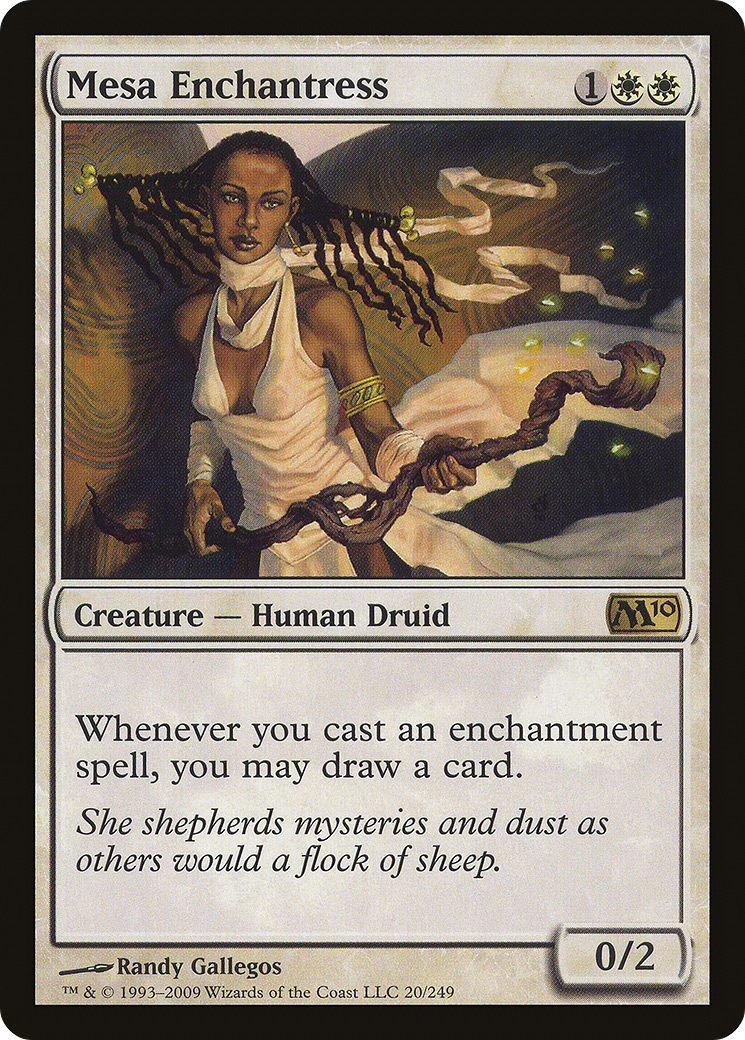 Mesa Enchantress (M10-020) - Magic 2010