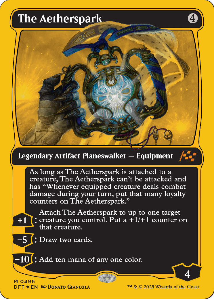 The Aetherspark (First-Place Foil) (DFT-496) - Aetherdrift Foil