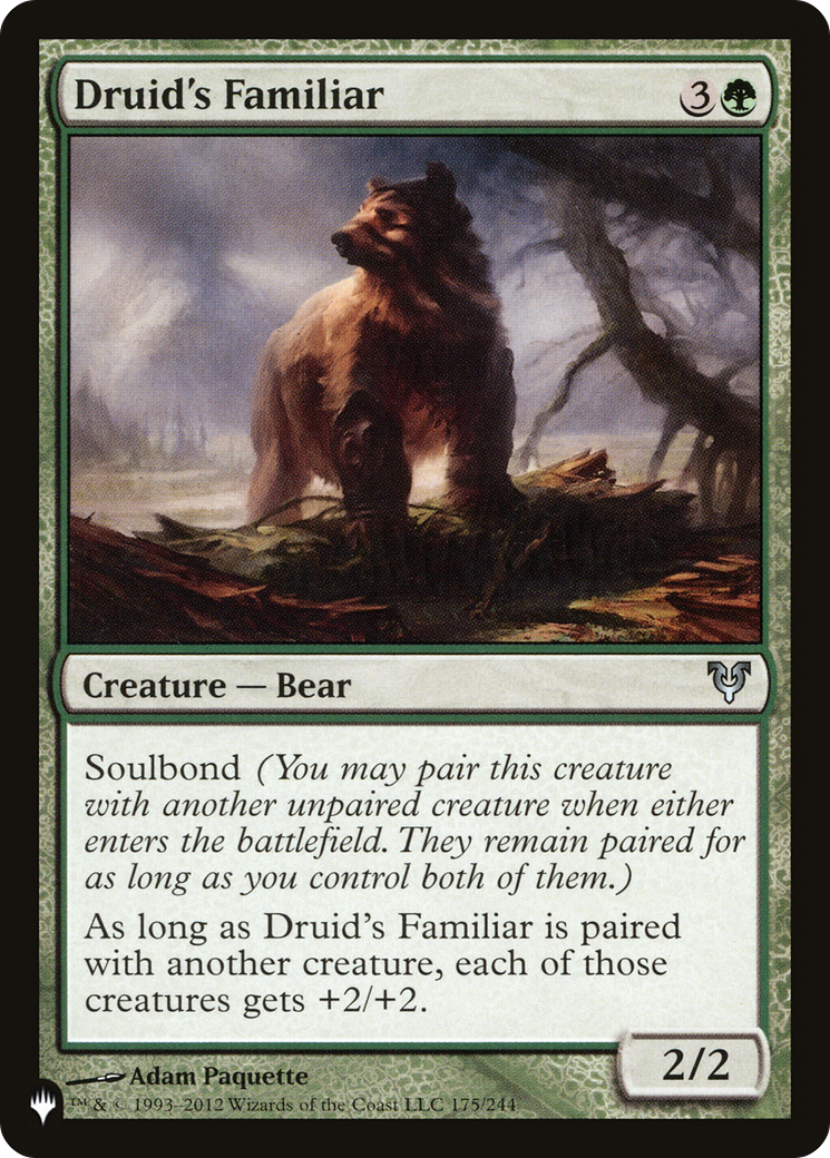 Druid's Familiar (LIST-175/244) - The List