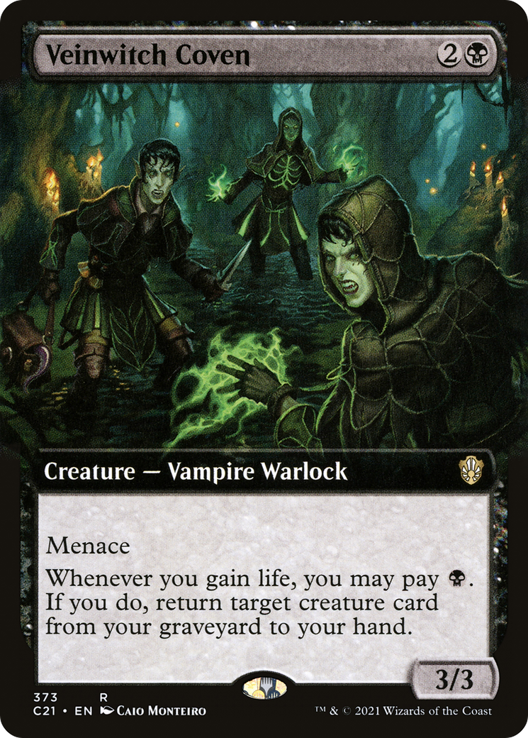 Veinwitch Coven (Extended Art) (C21-373) - Commander 2021: (Extended Art)