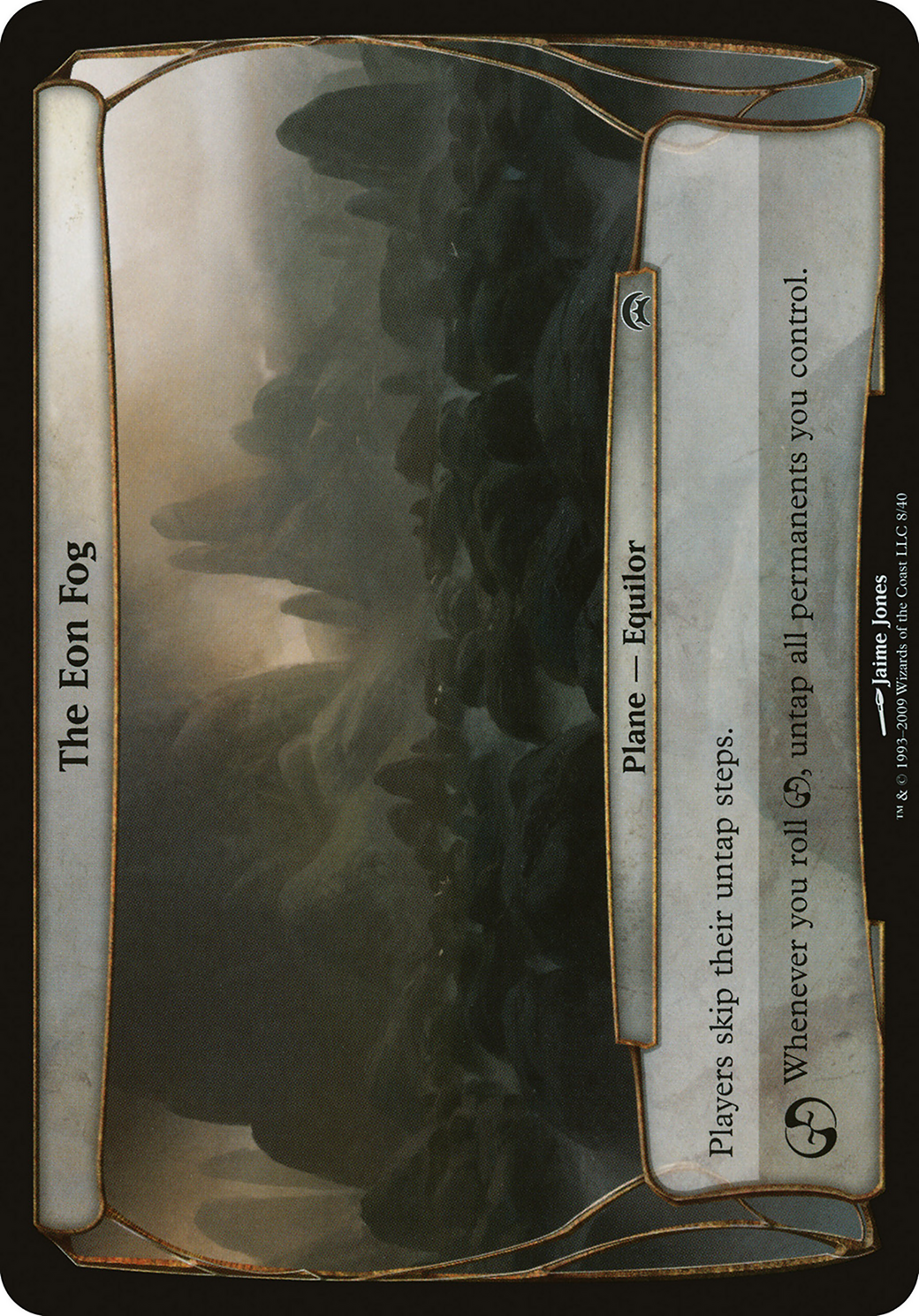 The Eon Fog (Planechase) (OVER-) - Planechase Planes