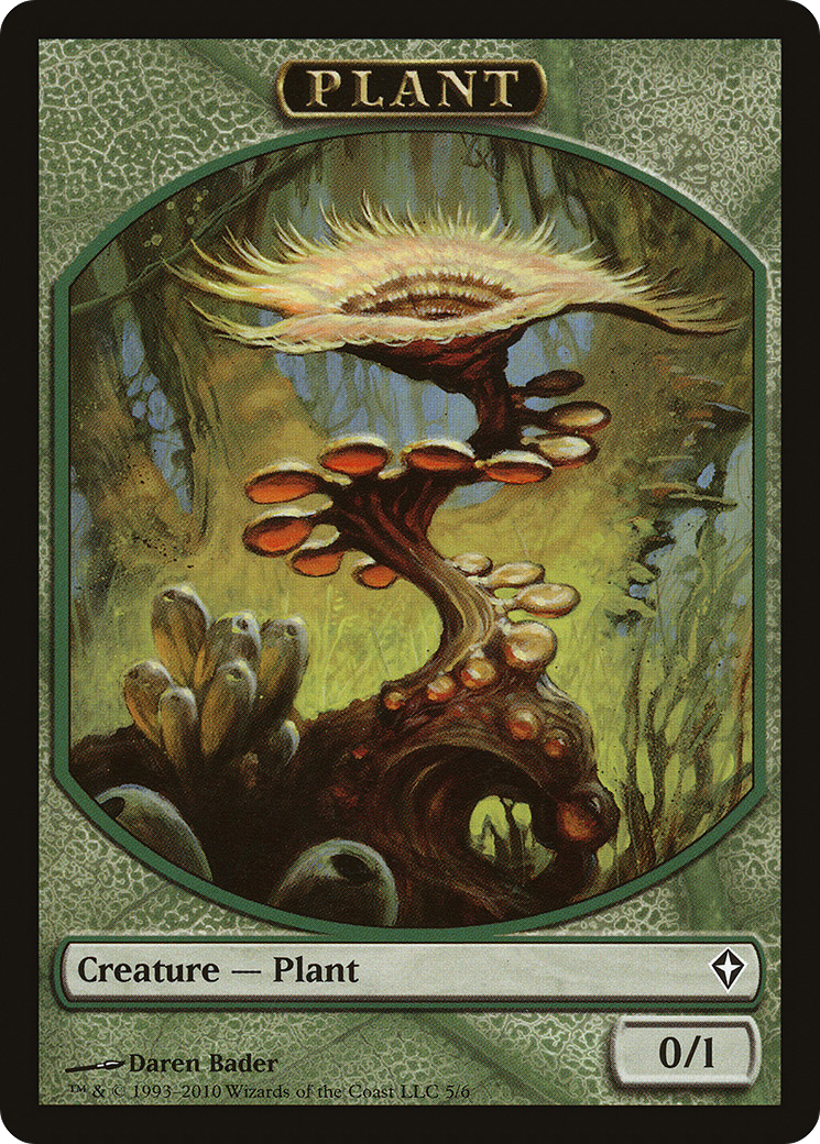 Plant Token (WWK-005) - Worldwake Tokens