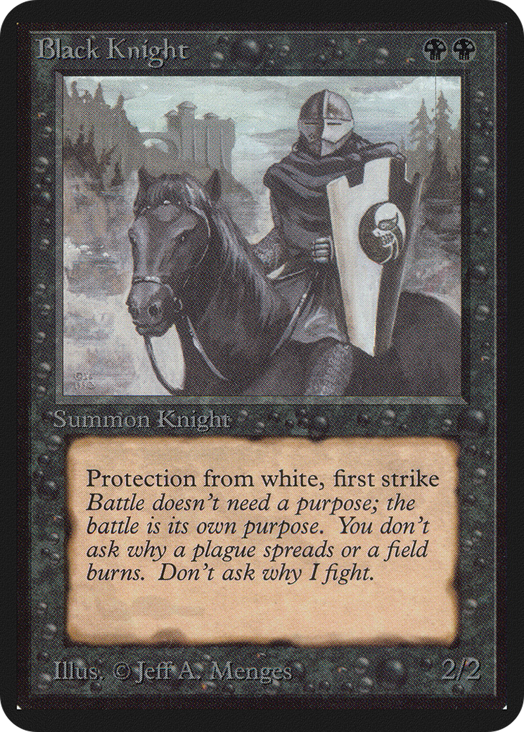 Black Knight (LEA-) - Limited Edition Alpha