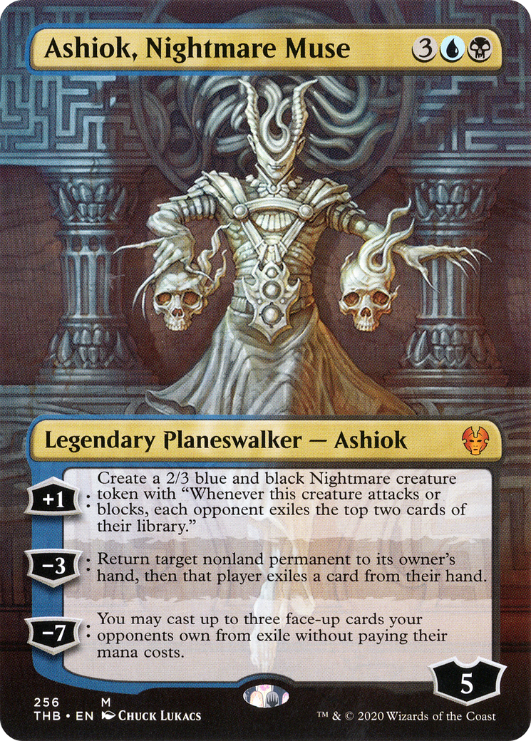 Ashiok, Nightmare Muse (Borderless) (THB-256) - Theros Beyond Death