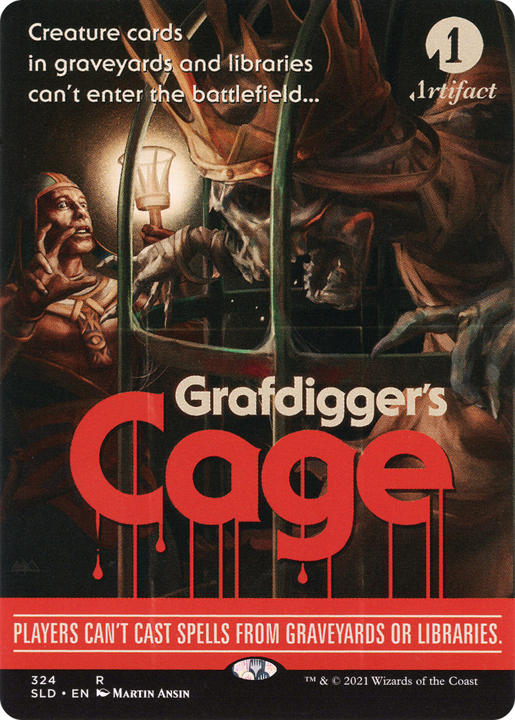 Grafdigger's Cage (SLD-324) - Secret Lair Drop (Borderless)