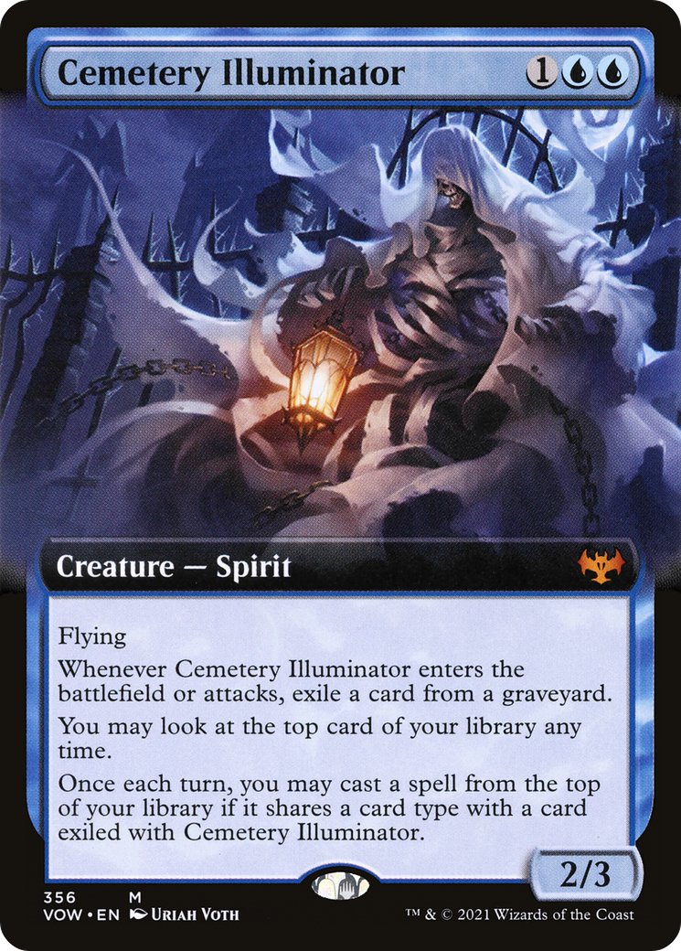 Cemetery Illuminator (Extended Art) (VOW-356) - Innistrad: Crimson Vow: (Extended Art)
