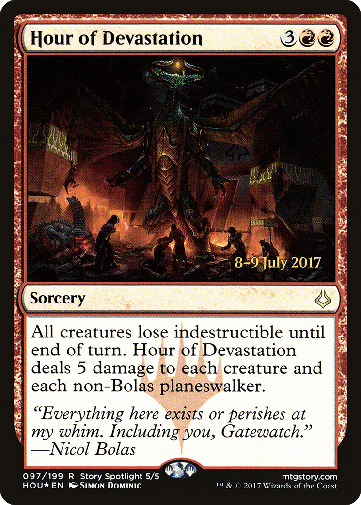 Hour of Devastation (PRE-97S) - Hour of Devastation Promos Foil