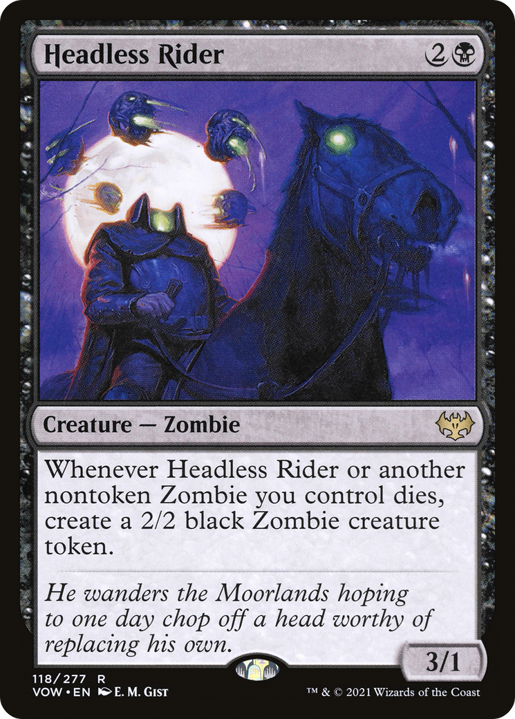 Headless Rider (VOW-118) - Innistrad: Crimson Vow