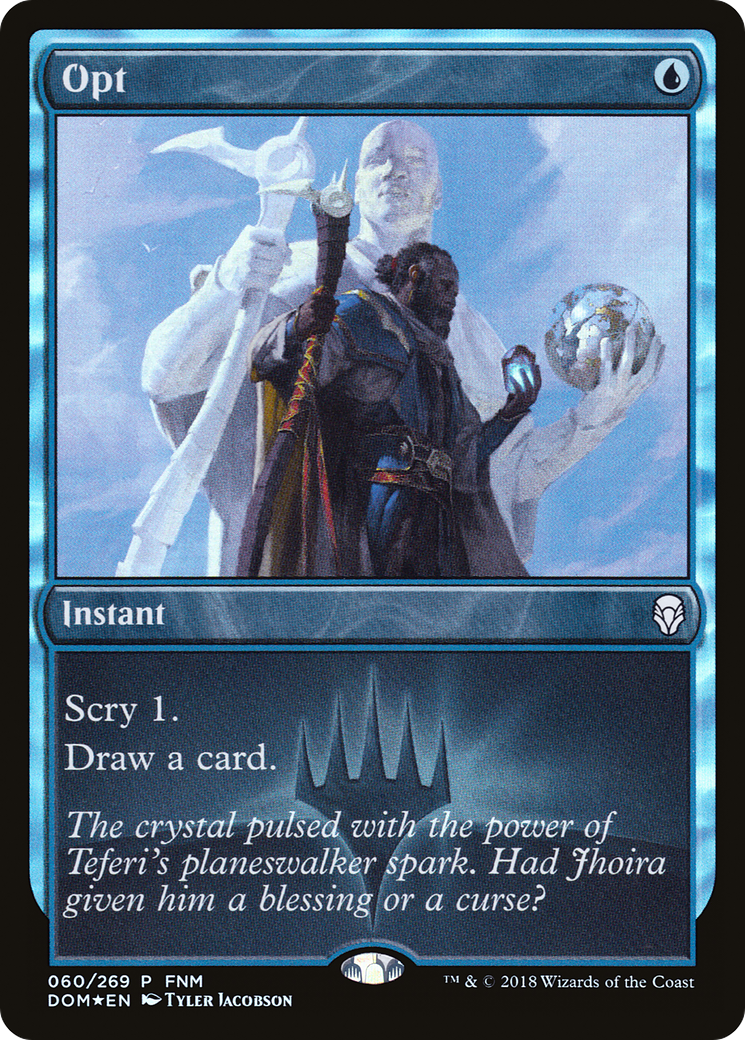 Opt (FNM-060) - Dominaria Promos Foil