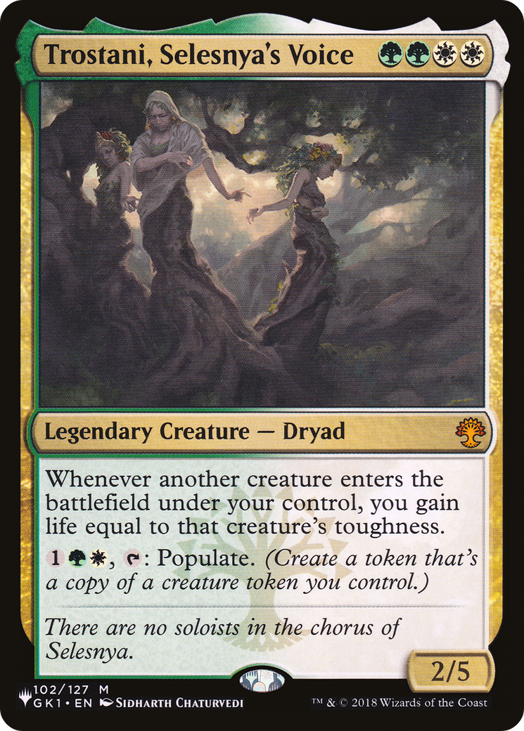 Trostani, Selesnya's Voice (LIST-GK1-102) - The List