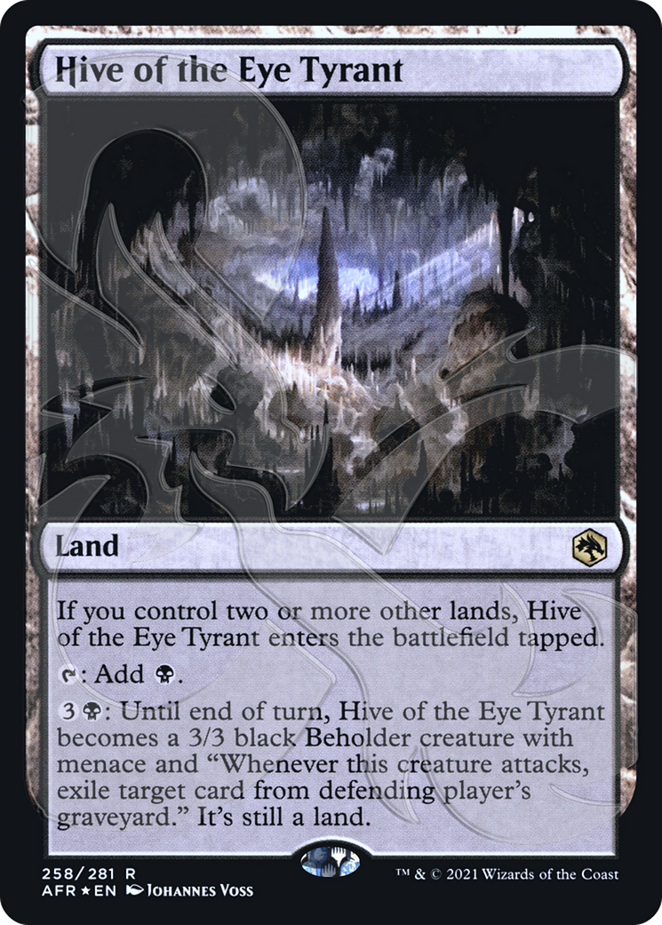 Hive of the Eye Tyrant (AFR&-258) - Adventures in the Forgotten Realms Promos Foil