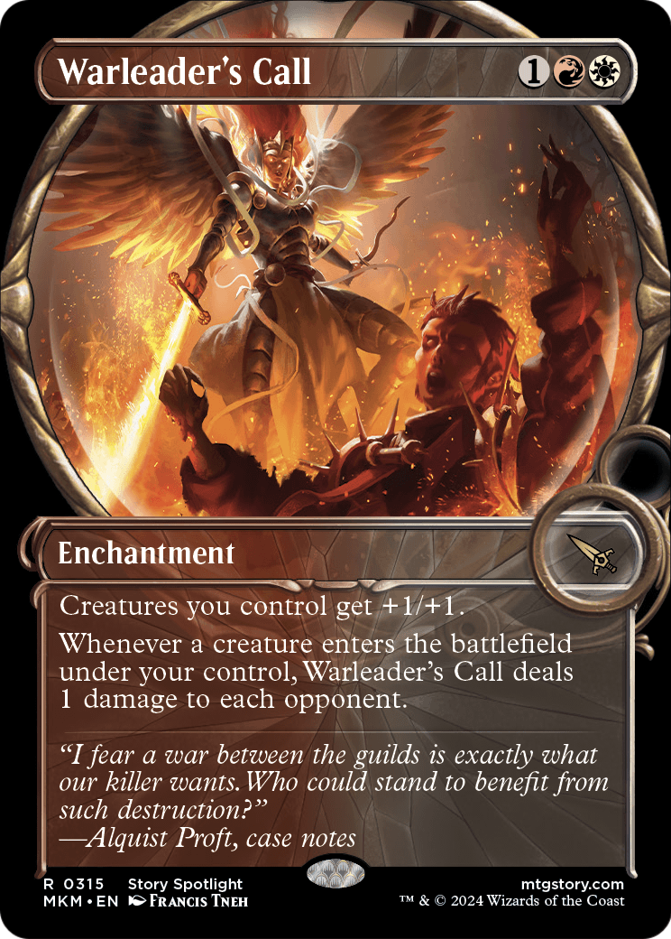Warleader's Call (Showcase) (MKM-315) - Murders at Karlov Manor: (Showcase) Foil