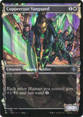 Coppercoat Vanguard (Halo Foil) (MAT-186) - March of the Machine: The Aftermath: (Showcase) Foil