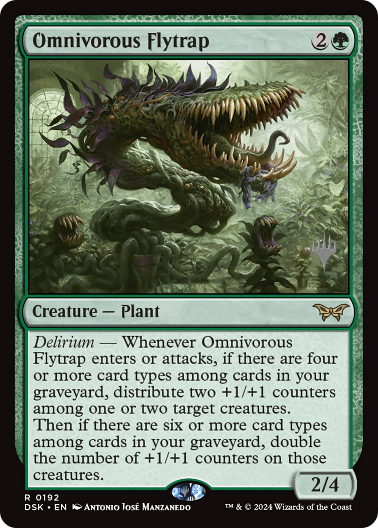 Omnivorous Flytrap (PPDSK-192) - Duskmourn: House of Horror Promos Foil