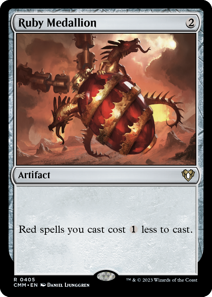 Ruby Medallion (CMM-405) - Commander Masters Foil
