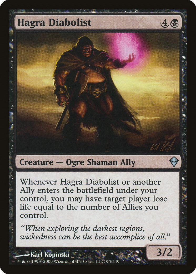 Hagra Diabolist (ZEN-095) - Zendikar Foil