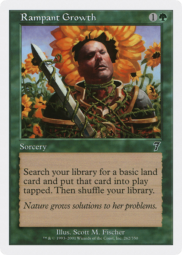 Rampant Growth (7ED-262) - 7th Edition Foil